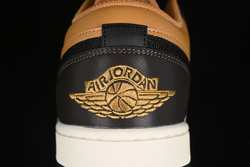 All categories Air Jordan Jordan series basketball shoes Air Jordan 1 Low Air Jordan 1 Low "Flax/Baroque Brown" AJ1 Joe 1 Tan low-top cultural basketball shoes HQ3603-201